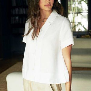 Quince 100% European Linen Short Sleeve Shirt